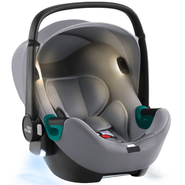 Autosedačka Britax Römer Baby-Safe iSense rozsvícená Frost Grey